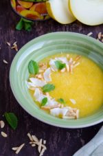 Supa rece de piersici si pepene galben (2)