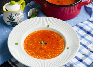 Supa de rosii cu trahana