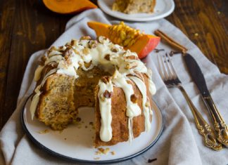 Prajitura cu dovleac si nuci