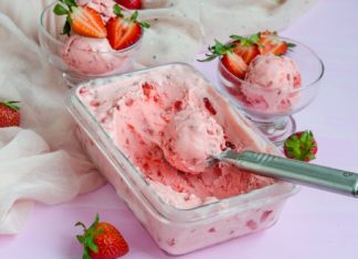 Inghetata de capsune