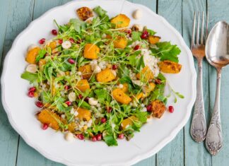 Salata de couscous cu dovleac