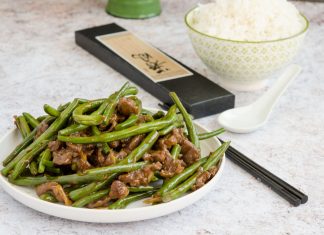 Vita cu fasole verde