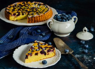 Tarta cu afine fara blat