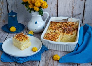 Budinca de macaroane cu branza