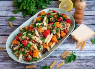 Paste integrale cu legume