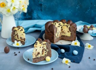 Pasca cu aluat de ciocolata