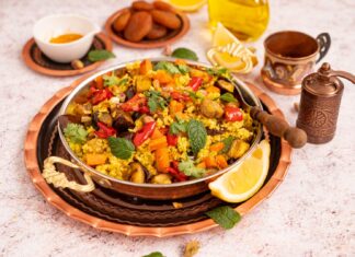 Cous cous marocan cu legume Cous cous marocan cu legume