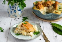 Pilaf cu pui la cuptor Pilaf cu pui