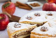 Placinta cu mere si nuci Placinta cu mere si nuci