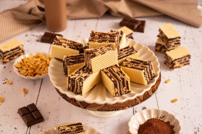 Napolitane cu ciocolata si arahide